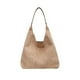 thumbnail image 2 of Bolsos tote de ante Blaxill para mujer, bolsos de trabajo, bolso de hombro holgado para oficina, bolso de ante marrón con asa para uso diario y negocios., 2 of 6