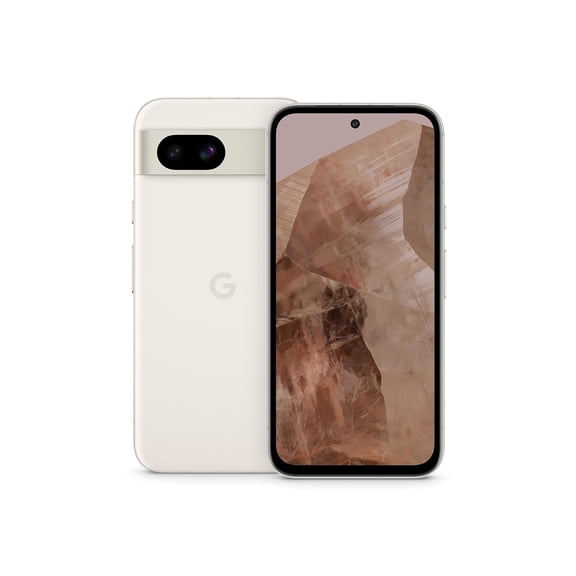 Restored Google Pixel 8a GKV4X Unlocked 128GB Porcelain (Refurbished)