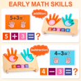 thumbnail image 2 of Juguetes Montessori para niños de 3 a 5 años Manipuladores educativos de matemáticas Juguetes de aprendizaje para niños pequeños de 3 a 5 años Bloques de conteo de números Juguetes para niños Escuela, 2 of 6