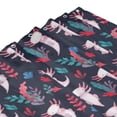 thumbnail image 4 of Shower Curtain, pink navyblue cute axolotl Waterproof Fabric Plastic Shower Curtain, Drying Fast Bathroom Curtain with 9 Buttonholes, Ruffle Shower Curtain 60x72in, 4 of 8