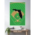 thumbnail image 2 of Miami Baseball Poster Wall Art, Modern Wall Decor For Living Room Bedroom, 24x36 UNFRAMED, 2 of 3
