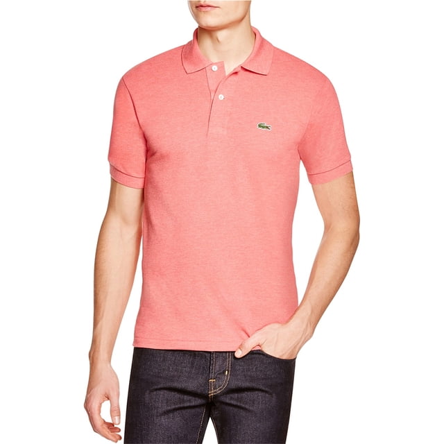 Lacoste - Polo de rugby para hombre, color rosa, mediano