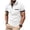 White-short sleeve, variant on YFNNUP Big and Tall Golf Top for Mens Lapel Short Sleeve Shirt Casual Work Shirts Stretch Slim Fit Shirt with Pocket Army Green XXXXL