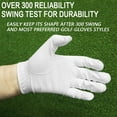 thumbnail image 3 of Golf Gloves Men Left Hand Right Handed Rain Grip Value 4 Pack, All Weather Durable Grip, 3 of 8