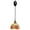 B, variant on Kiven H-Type Track Lighting Pendants Adjustable Height,Antiqued h Track Pendant Lights with Glass Lampshade,Tiffany Track Lighting Fixture for Hallway Restaurant Kitchen Island Shop(1-Light)