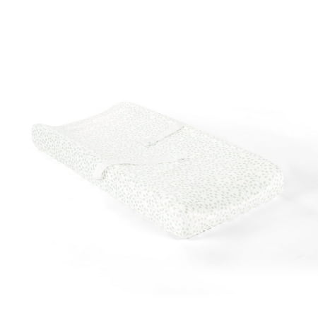 UPC: 0194938036054 | Lush Decor Farmhouse Leaf Branch Soft & P Changing Pad Cover Gray Single 16X32X5