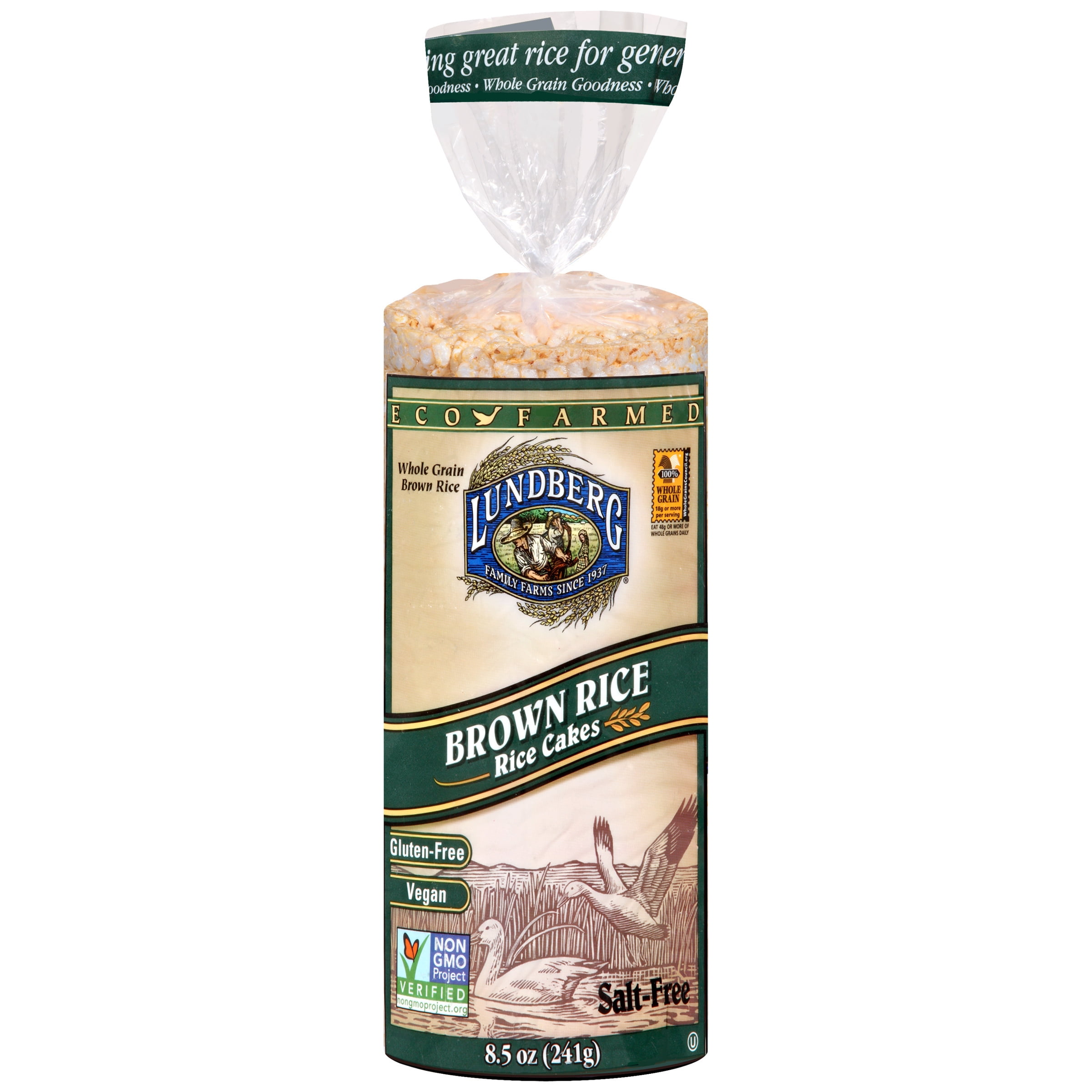 Lundberg® EcoFarmed SaltFree Brown Rice Rice Cakes 8.5 oz. Bag