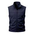 thumbnail image 5 of MEZZALL Men Zip Up Sleeveless Outdoor Vest With Pockets Athletic Training Casual Loose Fit Breathable Solid Color Hiking Jacket Tops Fishing Golf Photo Outerwear, 5 of 5