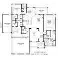 thumbnail image 6 of 763-2090: Traditional Country 3 Bed, 3 Bath Luxury Home Plan, 2090 Sq Ft: Full Blueprints with License to Build by Home Plan Marketplace - Lesuto, 6 of 6