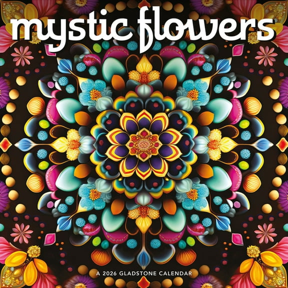 Mystic Flowers: 12x12 Wall, (Paperback)
