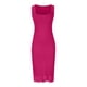 thumbnail image 4 of Puntoco Vestido Sin Mangas Con Volantes Para Mujer, Vestido Con Dobladillo Irregular Y Cuello Redondo, Vestido De Manga Corta Con Cuello Redondo, Color Rojo Rosa L,Regalos Para Mujer Joven, 4 of 9