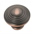 thumbnail image 1 of 1.25 In. Deco Oil-Rubbed Bronze Cabinet Knob, 1 of 1