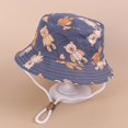 thumbnail image 1 of Gorro de algodón con estampado Floral para niños y niñas, gorro de verano con estampado de flores, para el sol, 1 of 4
