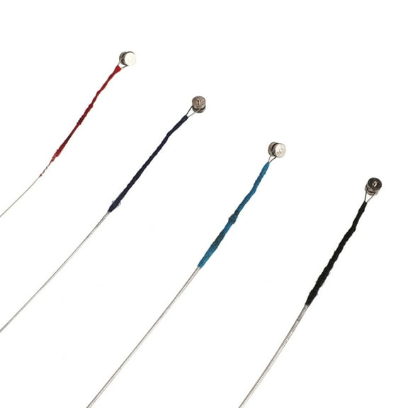 Tcbosik 4 Piece Violin Strings Set, Fiddle Strings for Instruments 3/4 4/4 Violin, Silver