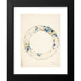 thumbnail image 2 of Jules Auguste Habert-Dys 11x14 Black Modern Framed Museum Art Print Titled - Design for a Dessert Board of a Porcelain Service for Piilivuyt (C. 1889), 2 of 5