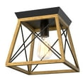 thumbnail image 1 of Costway Industrial Ceiling Light 1-Light Farmhouse Semi Flush Mount Ceiling Fixture, 1 of 10