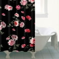thumbnail image 5 of Waterproof Pioneer Shower Curtain 84x72 Inch Polyester Unique Colorful Floral Shower Curtain for Bathroom Hotel Home Decor with 12 Plastic Hooks, 5 of 5