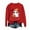 Red, variant on Tdoqot Womens Ghost Halloween Sweatshirt- Long Sleeve Cute Funny Pullover Shirts Tops Black Size XS
