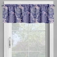 thumbnail image 2 of Ambesonne Boho Valance Pack of 2, Floral Dreamcatchers, 42"X18", Lavender Dark Lavender, 2 of 5