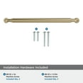 thumbnail image 4 of Amerock Coble 8-13/16 inch (224mm) Center-to-Center Golden Champagne Cabinet Pull, 4 of 6