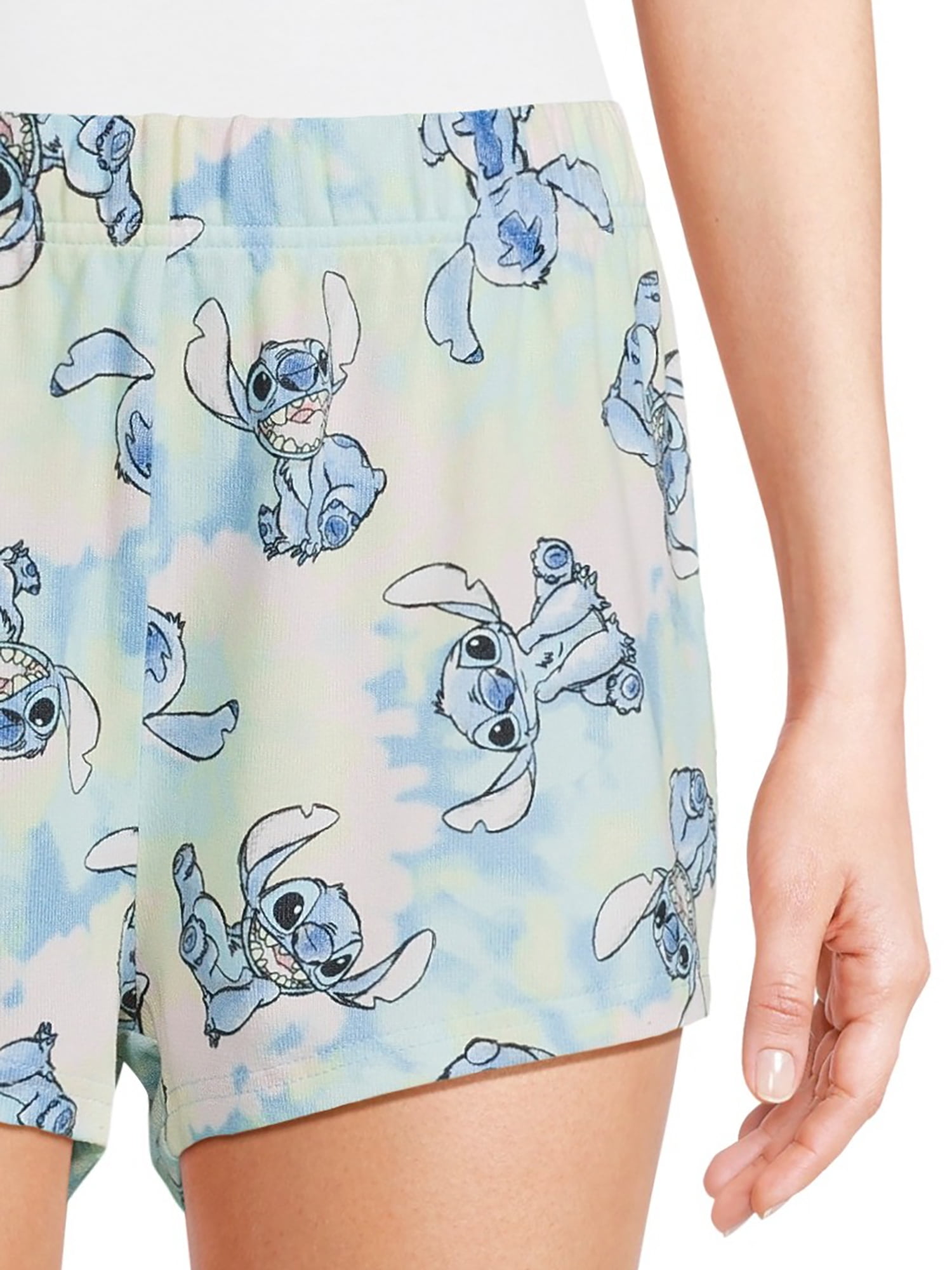 Disney Women's and Women's Plus Stitch Print Sleep Shorts, 2-Pack, Sizes XS-3X