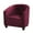Wine Red, variant on Eurhowing Stretch Tub Chair Slipcover, Elastic Soft Velvet Armchair Cover, Washable Furniture Protector for Living Room, Office, Taupe