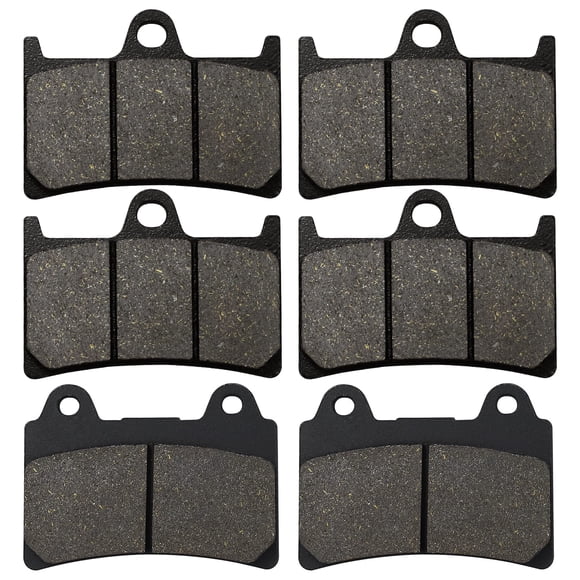 Cyleto Pastillas de freno delanteras y traseras para YAMAHA Roadstar 1700 XV1700 2004-2009 XV 1700 Road Star Midnight Silverado 2004 2005 2006 2007