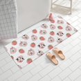 thumbnail image 2 of White Cow Strawberry Jar Pattern Bathroom Rugs Mat,Non Slip Microfiber Bathroom Rug,Rubber Backing,Soft Bathroom Mats for Bathroom Floor,Tub and Shower,60x24in(150x60cm), 2 of 5