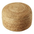thumbnail image 2 of (4 pack) Home Decor Collection Stylehouse 100% Cotton Natural Jute Pouf, 12" H x 20" W, 2 of 7