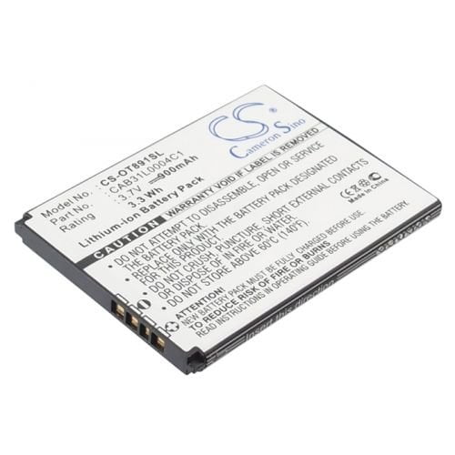 Cab31l0000c1 Battery For Alcatel A382g Big Easy Tracfone Ot 155 Ot 890 Ot 890d Ot 891 Ot 979 Ot I808 900mah Walmart Walmart 