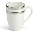 thumbnail image 1 of Michael Wainwright 4.75 H Como White Platinum Mug, 1 of 3