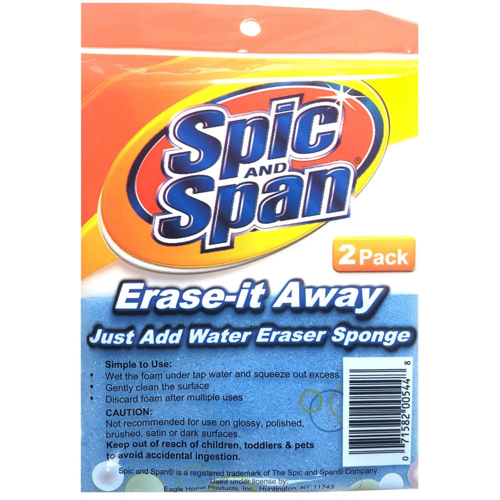Spic and Span Erase-It Away Sponge 2 ea - Walmart.com