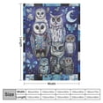 thumbnail image 4 of Nawypu Owl Blanket Owl Gifts for Owl Lovers Women Owl Gifts for Girls Super Soft Sherpa Owl Throw Blankets, 4 of 6