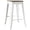 Counter White, variant on Backless Metal Barstool with Wood Square Seat - 24"H or 30"H