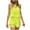 Yellow, variant on APEXFWDT Womens Summer Short Rompers Crew Neck Beach Casual Tank Romper Sleeveless Trendy Shorts Jumpsuits,S,Yellow