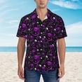 thumbnail image 4 of Lsque Yin Yang1 pattern Hawaiian Shirt for Men, Unisex Summer Beach Casual Short Sleeve Button Down Shirts-Medium, 4 of 9