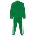 thumbnail image 2 of Ma Croix Mens Athletic Two Tone Striped Tracksuit Set Jogger Oversized Jacket Sweatsuit, 2 of 4