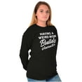 thumbnail image 4 of Having a Weird Mom Builds Character Women Plus Size Long Sleeve Graphic Tee Brisco Brands 3X, 4 of 5