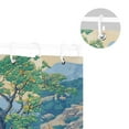 thumbnail image 5 of Yayeee Shower Curtain with Hooks 72"x72" Waterproof Fabric Bathroom Hanging Decor, Beige Tree, 5 of 5