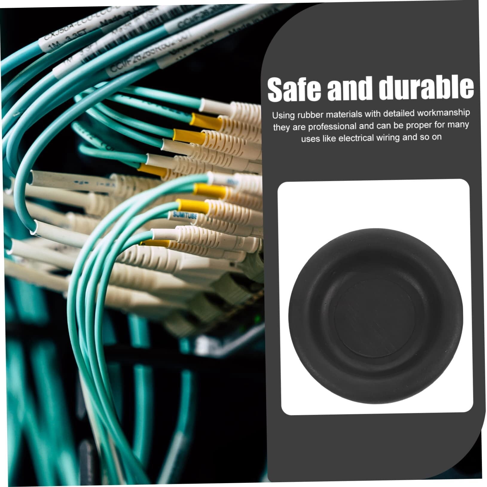 510 Pcs Guard Coil Rubber Grommets Hole Plugs Firewall Hole Rubber Grommets Automotive for Electrical Appliance Sealing Gasket Washer Wire Gasket Wiring Hole