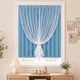 thumbnail image 4 of Thermal Insulated Blackout Curtains Room Darkening Drapes With Sheer Overlay Window Decor For Bedroom And Living Room, 4 of 6