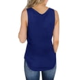 thumbnail image 4 of Dellytop Womens V Neck Loose Fit Sleeveless Casual Summer Tank Tops, 4 of 5