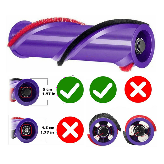 Replacement Roller Brush Roll Bar Compatible with Dyson V8 Animal