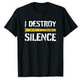 thumbnail image 1 of AALJY Funny Flute Player Saying Flutist I Destroy Silence, 1 of 5