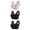 Black#1, variant on Everyday Comfort Women's Bra with Padded Straps,3PC Women without Underwear Thin Lace Solid Color Push-up Adjustment Bra Multicolor L