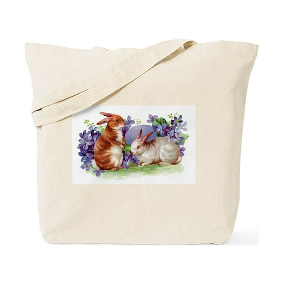 CafePress - Vintage Easter Collection Tote Bag - Unisex Canvas Tote Bag, Beige, 1-Piece