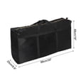 thumbnail image 2 of Uxcell 35x9.8x19" Camp Chair Replacement Bag Extra Large Waterproof Storage Bag Black, 2 of 7