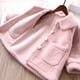 thumbnail image 3 of Chaqueta de otoño-invierno para niñas de 3, 4, 6, 8 y 10 años, abrigo cálido de piel sintética para niñas, prendas de vestir de princesa navideñas, linda ropa de felpa para niños, 3 of 5