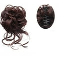 thumbnail image 6 of Quick Curly Curly Hair Bun Extension Claw Clip Secure Hold Stylish Updos For Women Dark Brown, 6 of 8