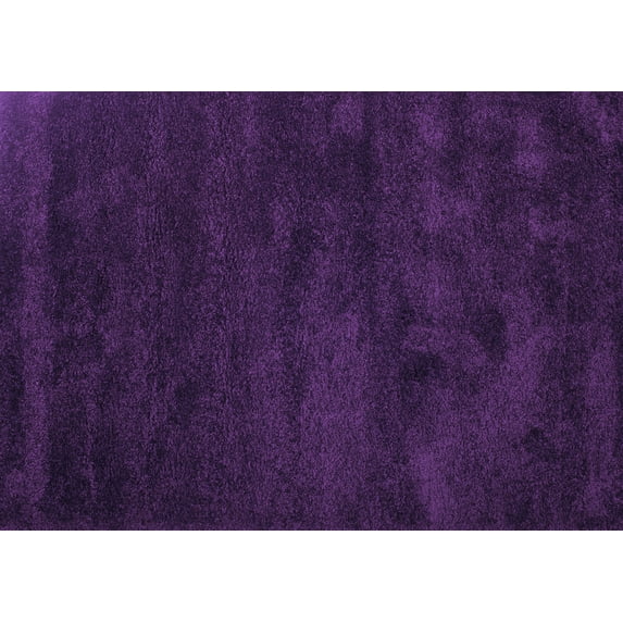 Ahgly Company Indoor Rectangle Abstract Purple Contemporary Area Rugs, 8' x 10'